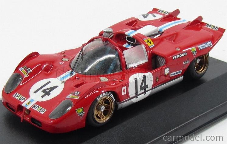 Modelling Plus kit 1/43 +kit Ferrari 512S Spyder ch.1002 #9 Le Mans ...