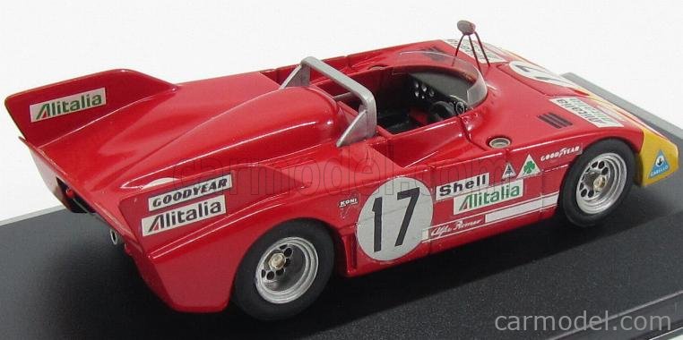 BBR-MODELS PRJ19A Scale 1/43 | ALFA ROMEO 33TT3 N 18 24h LE MANS 1972