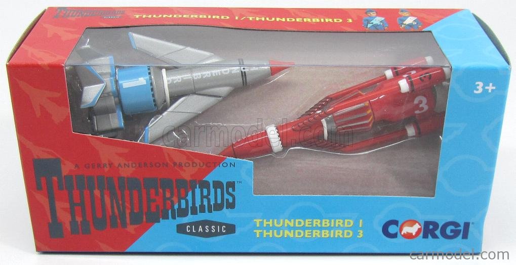 Thunderbirds 1 & Thunderbird 3 CC00901 Corgi Thunderbirds set 