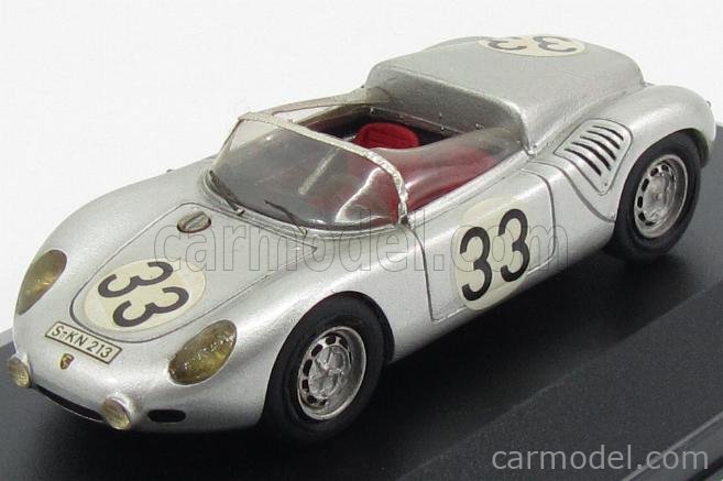 STARTER 113 Scale 1/43 | PORSCHE 718 RS60 N 109 24h LE MANS 1960 SILVER