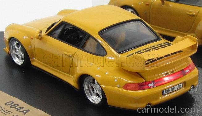 VITESSE 064A Scale 1/43 | PORSCHE 911 993 GT2 STREET COUPE 1997 YELLOW