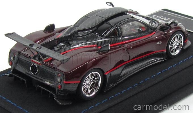 Miniature Peako Pagani Zonda 760 Fantasma EVO 1/18 Carbone Avec Vitrine - Neuve