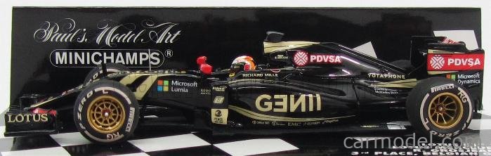 LOTUS - F1 RENAULT E23 HYBRID TEAM LOTUS F1 N 8 3rd BELGIAN GP 2015 ROMAIN  GROSJEAN