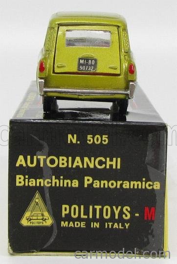 POLITOYS POLISTIL POLMS505 Scala 1/43 | AUTOBIANCHI BIANCHINA