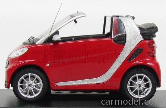 1:43 Minimax Spark Smart Fortwo Cabriolet red DEALER NEW bei PREMIUM-MODELCARS 