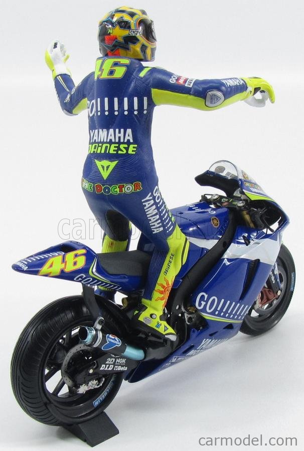 Rossi 1:12 NEU&OVP Minichamps 122053146 Yamaha YZR-M1 MotoGP Donington 2005 