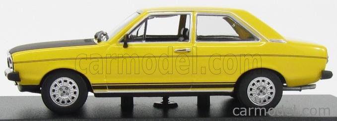 MINICHAMPS 400015004 Scale 1/43 | AUDI 80 GTE 1975 YELLOW MATT BLACK