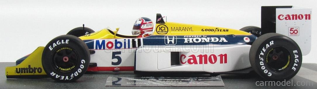 WILLIAMS - F1 FW11B HONDA N 5 SEASON 1987 N.MANSELL