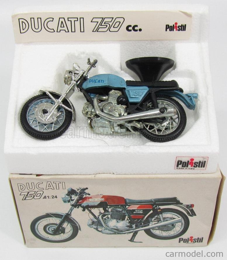 POLITOYS POLISTIL GT53 Scale 1/24 DUCATI 750 GT 1973 MOTORCYCLE
