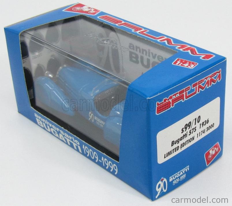 Brumm - 1:43 - Bugatti 57s coupè Lorenzini - limited