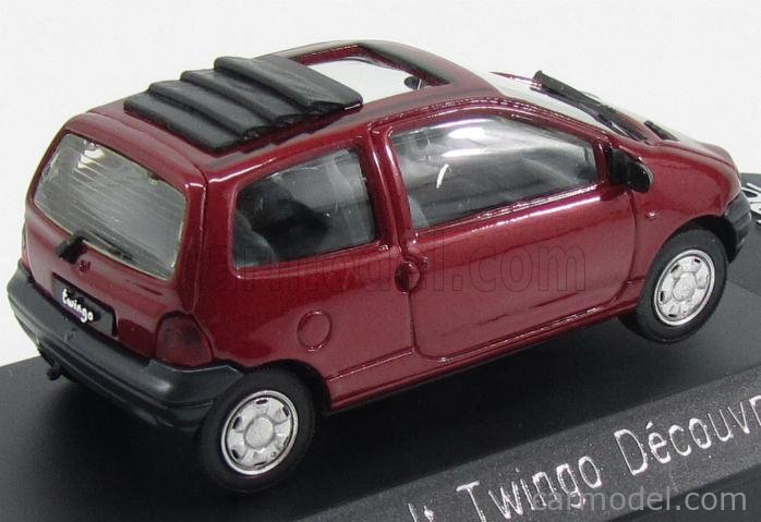 Modèle Réduit Renault Twingo 1/43 Découvrable Bordeaux - Solido - Année 2001 - Occasion Collection