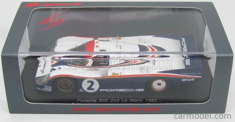 Spark 43LM82 Porsche 956 #1 'Rothmans' Le Mans Winner 1982 - 1/43 Scale 95800064