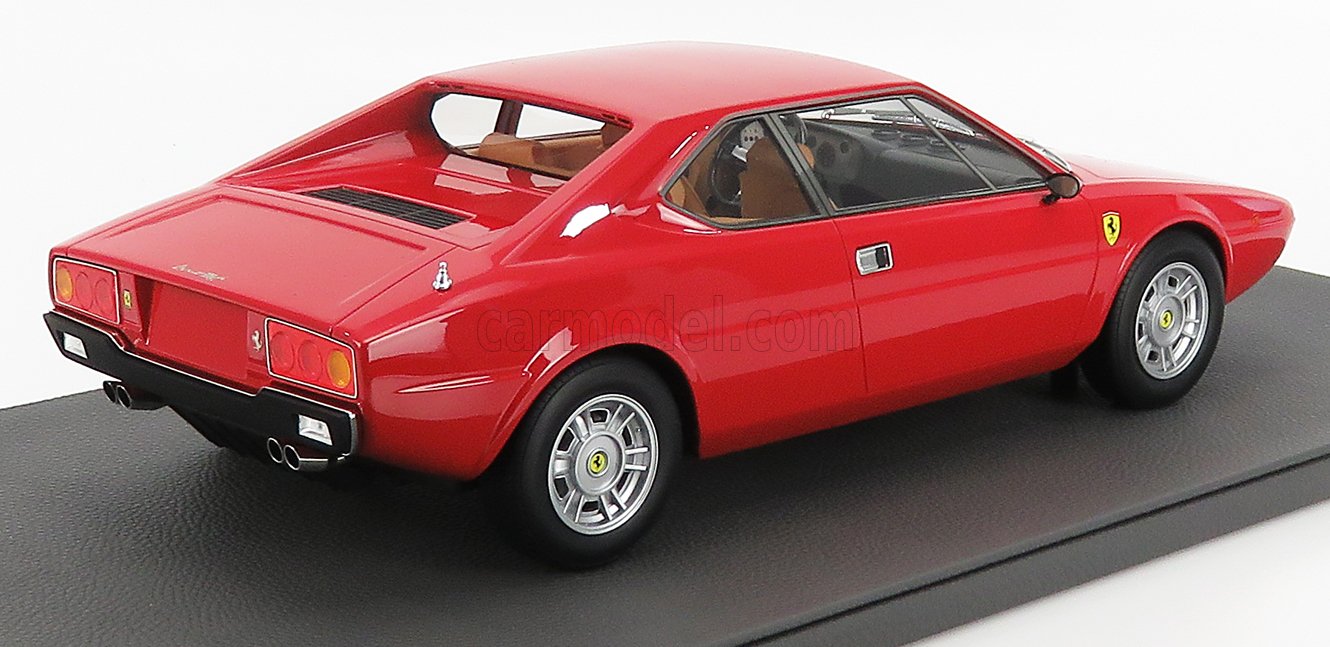 MODELLINO AUTO STATICO TOPMARQUES FERRARI DINO 308 GT4 COUPE 1973 ROSSO 1/12