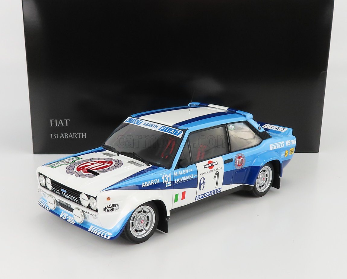 1/18 KYOSHO - FIAT - 131 ABARTH TEAM FIAT WORKS N 1 RALLY COSTA