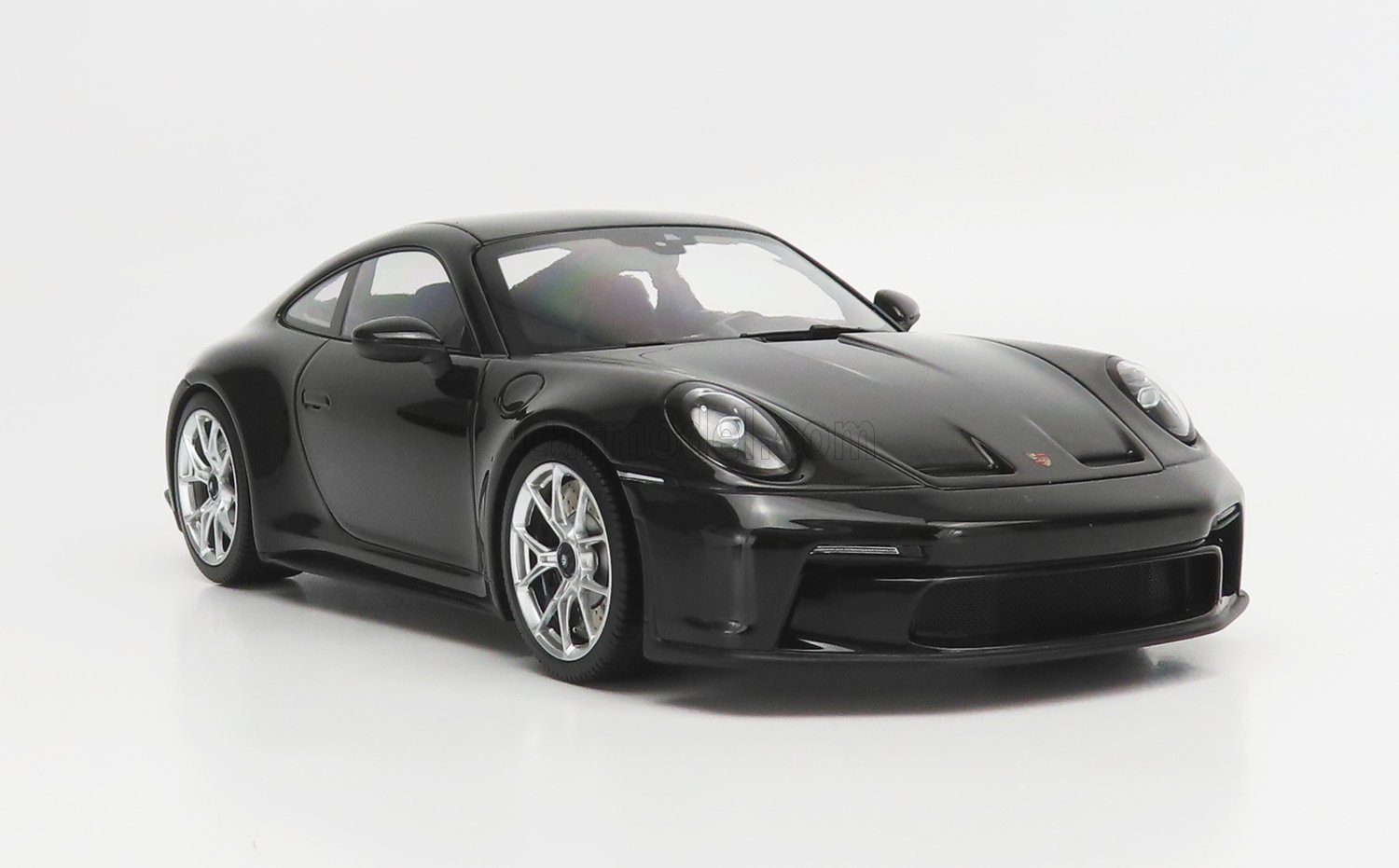 PORSCHE 911 992 GT3 TOURING NERO CERCHI SILVER 2022 MINICHAMPS MODELLINO  1:18