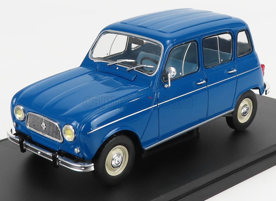 MODELLINO AUTO STATICO RENAULT R4L 1964 BLU MODELLISMO SCALA 1/24
