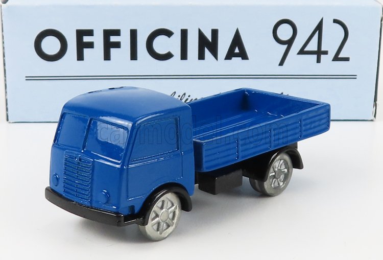 MODELLINO CAMION STATICO OFFICINA 942 FIAT 640N TRUCK 1949 BLU SCALA 1/76
