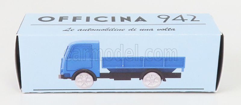 MODELLINO CAMION STATICO OFFICINA 942 FIAT 640N TRUCK 1949 BLU SCALA 1/76