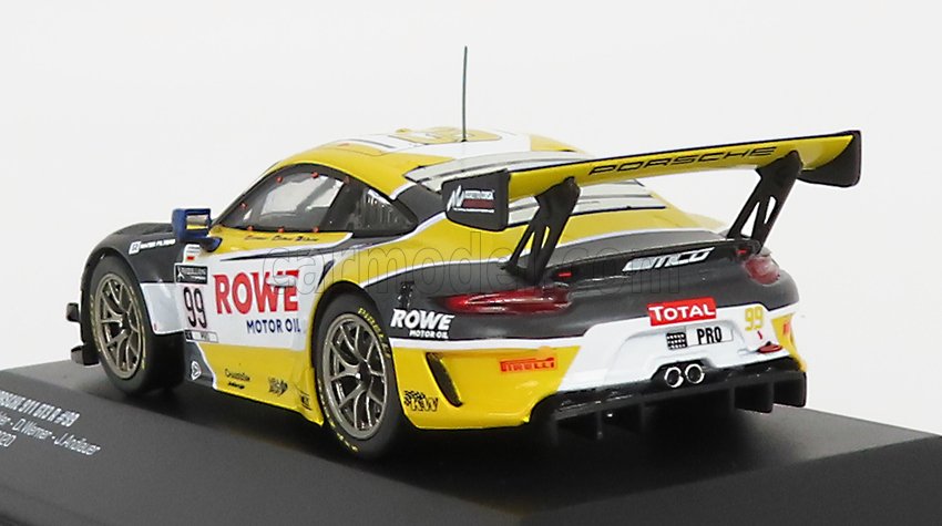 MODELLINO AUTO STATICO DIECAST PORSCHE 911 991 4.0L GT3 N.99 24H SPA 2020 1:43