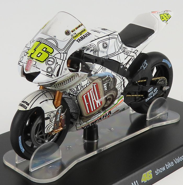 Modellino Moto Valentino Rossi - Yamaha YZR M1 Campione del mondo