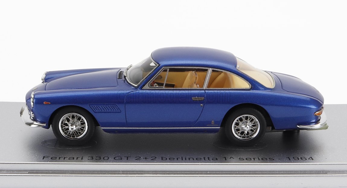 Modèle Réduit 1:43 Kess Model Ferrari 330 GT 2+2 Berlinetta 1964 Argent - Série 1, Collector
