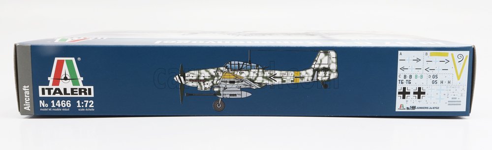 MODELLINO STATICO ITALERI JUNKERS JU-87 G-2 KANONENVOGEL AEREO MILITARE 1/72
