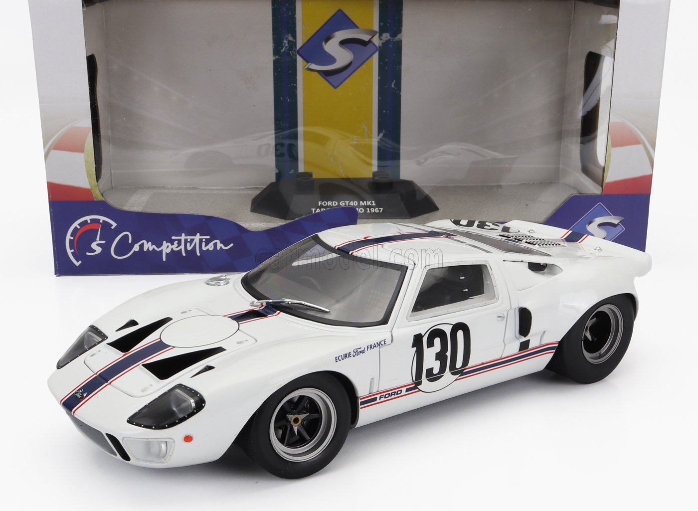 Solido 1/18 Ford GT40 MkI #130 – Targa Florio 1967 – Greder & Giorgi – SL1803009