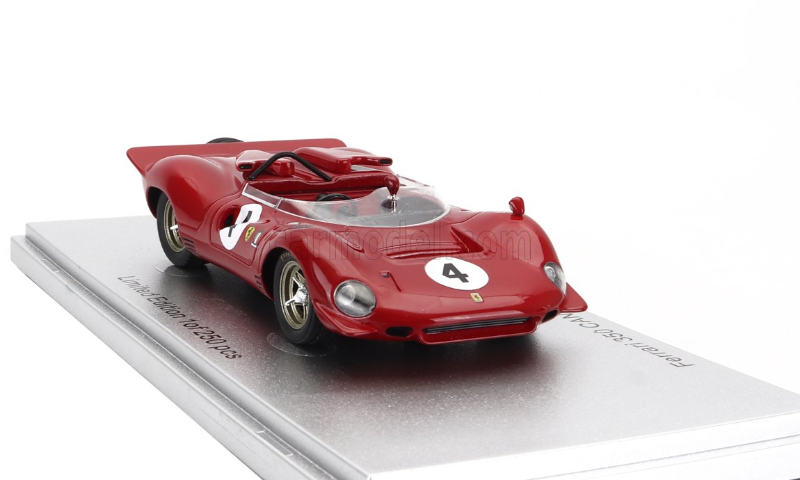 MODELLINO AUTO STATICO KESS FERRARI 350 P4 SPIDER CAN-AM AMON TASMAN 1968 1/43