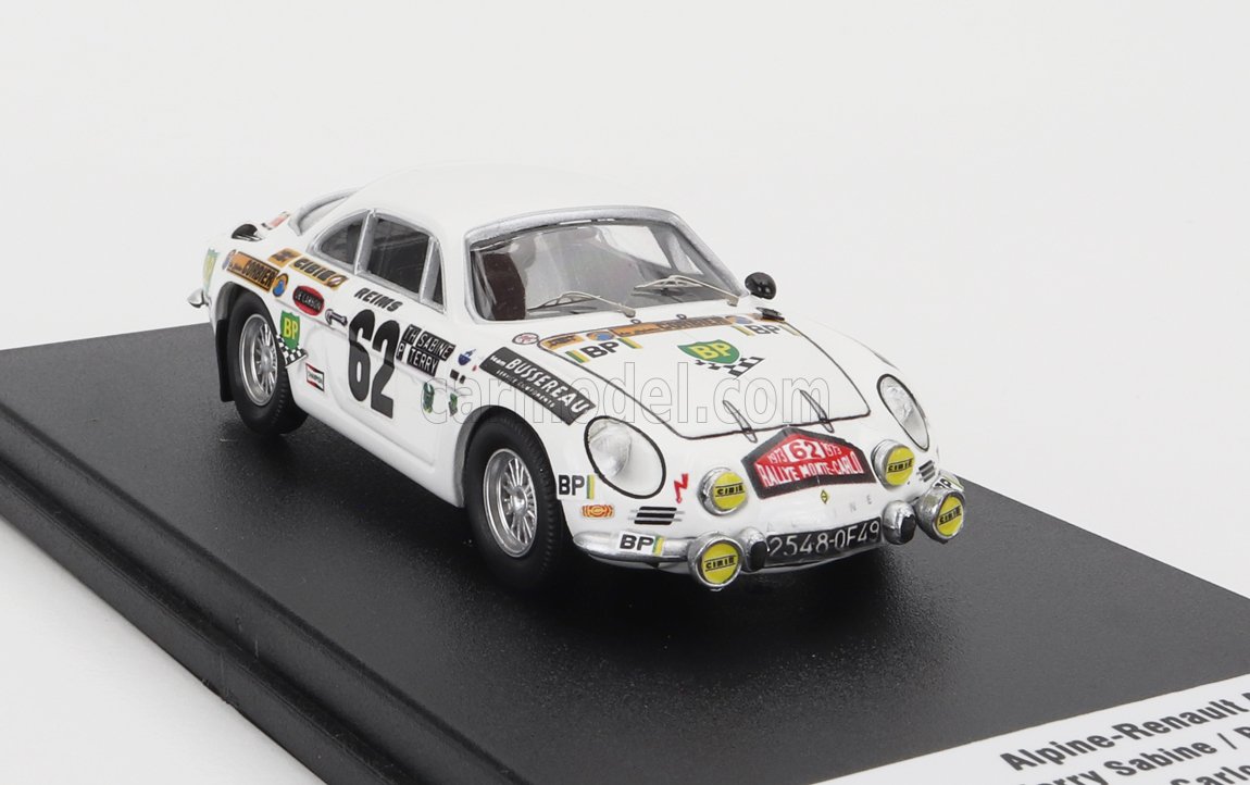 MODELLINO AUTO STATICO TROFEU ALPINE A110 RALLY MONTECARLO 1973 SABINE 1/43 - Foto 4 di 7