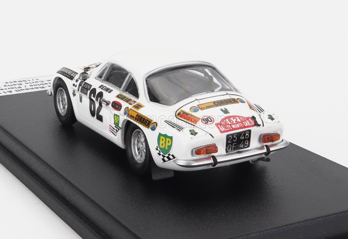 MODELLINO AUTO STATICO TROFEU ALPINE A110 RALLY MONTECARLO 1973 SABINE 1/43 - Foto 5 di 7