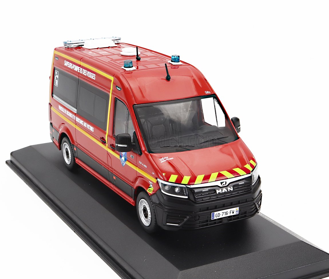 ODEON 144 MAN TGE L2H2 GIFA VSAV SDIS 88 Pompiers VOSGES limité 504pcs 1/43 | UK