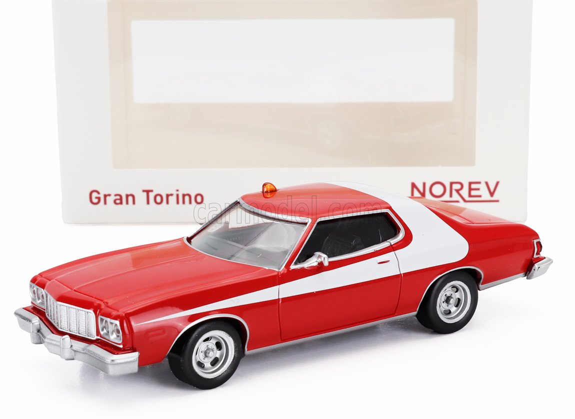MODELLINO AUTO STATICO NOREV FORD GRAN TORINO COUPE 1976 STARSKY HUTCH 1/43