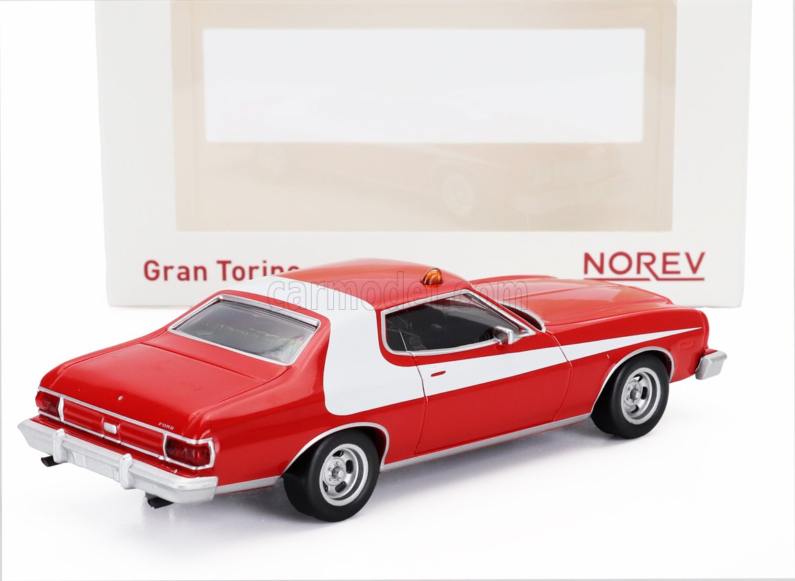MODELLINO AUTO STATICO NOREV FORD GRAN TORINO COUPE 1976 STARSKY HUTCH 1/43