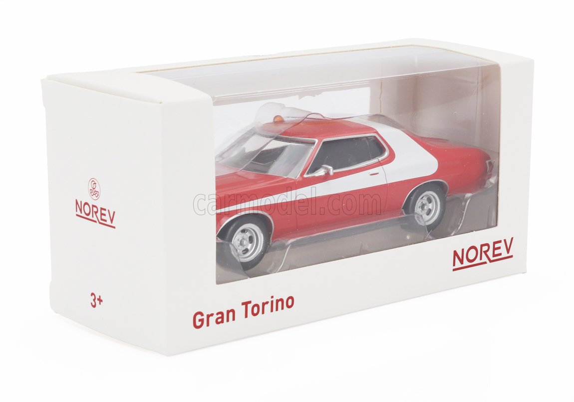 MODELLINO AUTO STATICO NOREV FORD GRAN TORINO COUPE 1976 STARSKY HUTCH 1/43