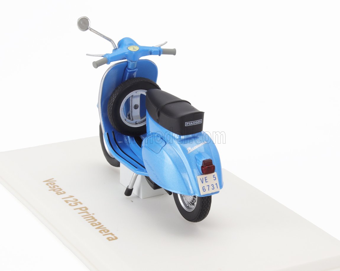 MODELLINO MOTORINO STATICO NOREV PIAGGIO VESPA 125 PRIMAVERA 1968 BLU SCALA 1/18