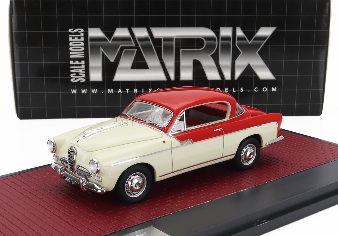 MODELLINO AUTO STATICO MATRIX ALFA ROMEO 1900 SUPER BOANO PRIMAVERA 1955 1/43