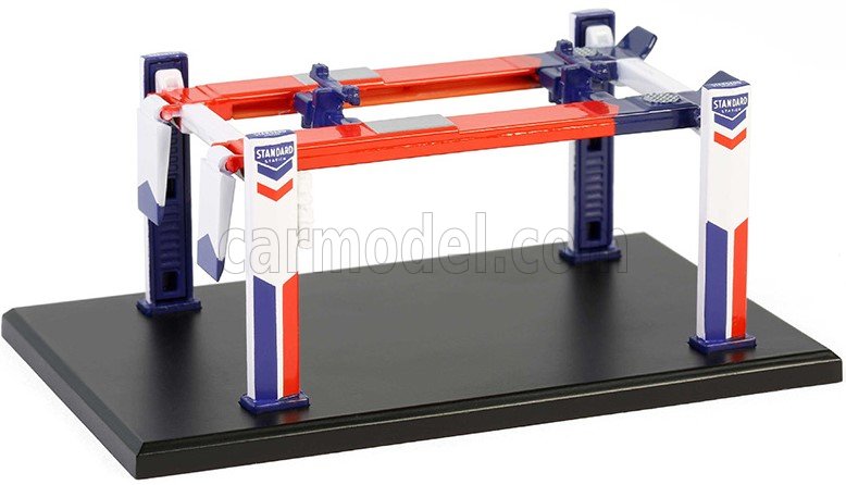 MODELLISMO AUTO STATICO GREENLIGHT DIORAMI SET OFFICINA PONTE SOLLEVATORE 1/64