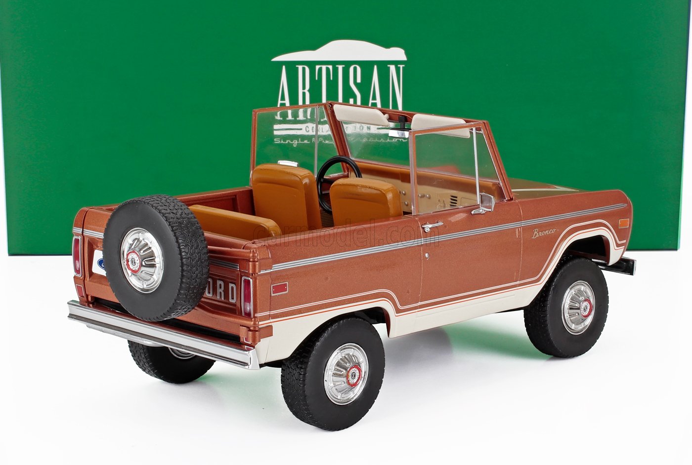GREENLIGHT 1/18 FORD BRONCO RANGER 1973 MODELLINO AUTO MODELLISMO STATICO