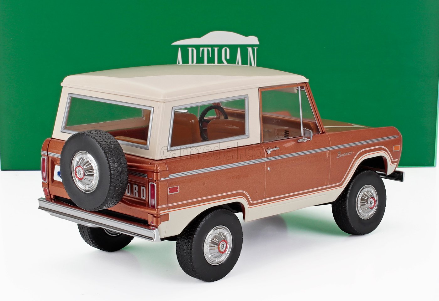 GREENLIGHT 1/18 FORD BRONCO RANGER 1973 MODELLINO AUTO MODELLISMO STATICO