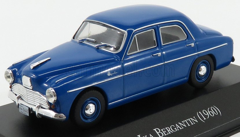 MODELLINO AUTO STATICO IKA BERGANTIN 1960 BLU MODELLISMO SCALA 1/43