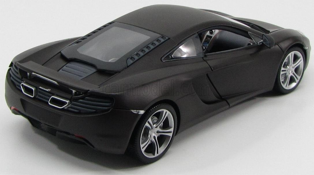 MCLAREN MP4-12C 2011 MATT NERO MINICHAMPS 1:18 MODELLINO AUTO STATICO DIECAST