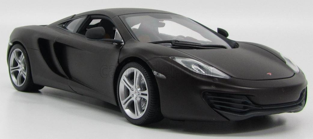 MCLAREN MP4-12C 2011 MATT NERO MINICHAMPS 1:18 MODELLINO AUTO STATICO DIECAST