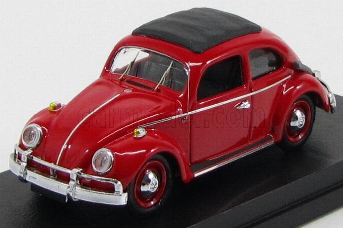 MODELLINO AUTO STATICO VOLKSWAGEN BEETLE ANFIBIO 2 BRASILE 1961 ROSSO SCALA 1/43