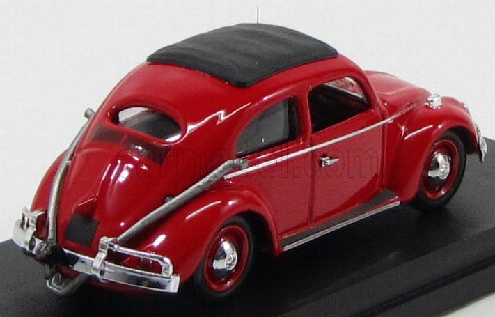 MODELLINO AUTO STATICO VOLKSWAGEN BEETLE ANFIBIO 2 BRASILE 1961 ROSSO SCALA 1/43