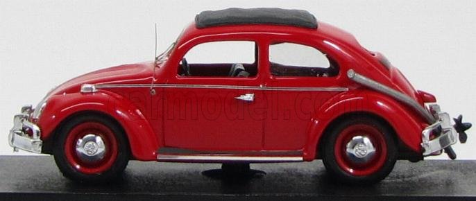 MODELLINO AUTO STATICO VOLKSWAGEN BEETLE ANFIBIO 2 BRASILE 1961 ROSSO SCALA 1/43