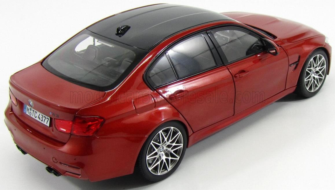 norev - 1/18 - bmw - 3-series m3 (f80) competition 2016 - sakhir orange met