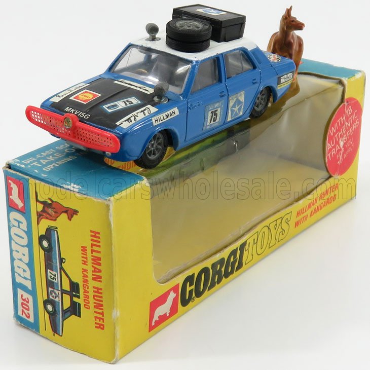 corgi hillman hunter rally car