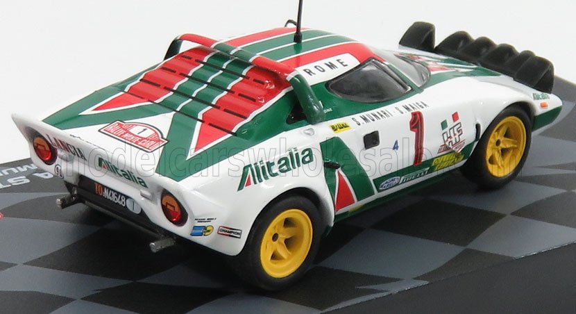 S LANCIA STRATOS HF 1977 S.Munari Maiga RMIT3H 1/43 IXO Rallye Monte Carlo 