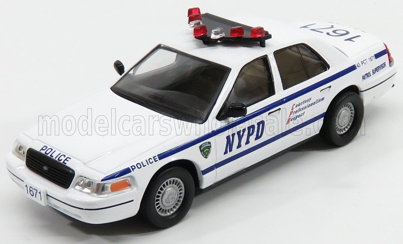 Die cast 1/43 Modellino Auto Polizia Police Ford Crown Victoria NYPD USA 