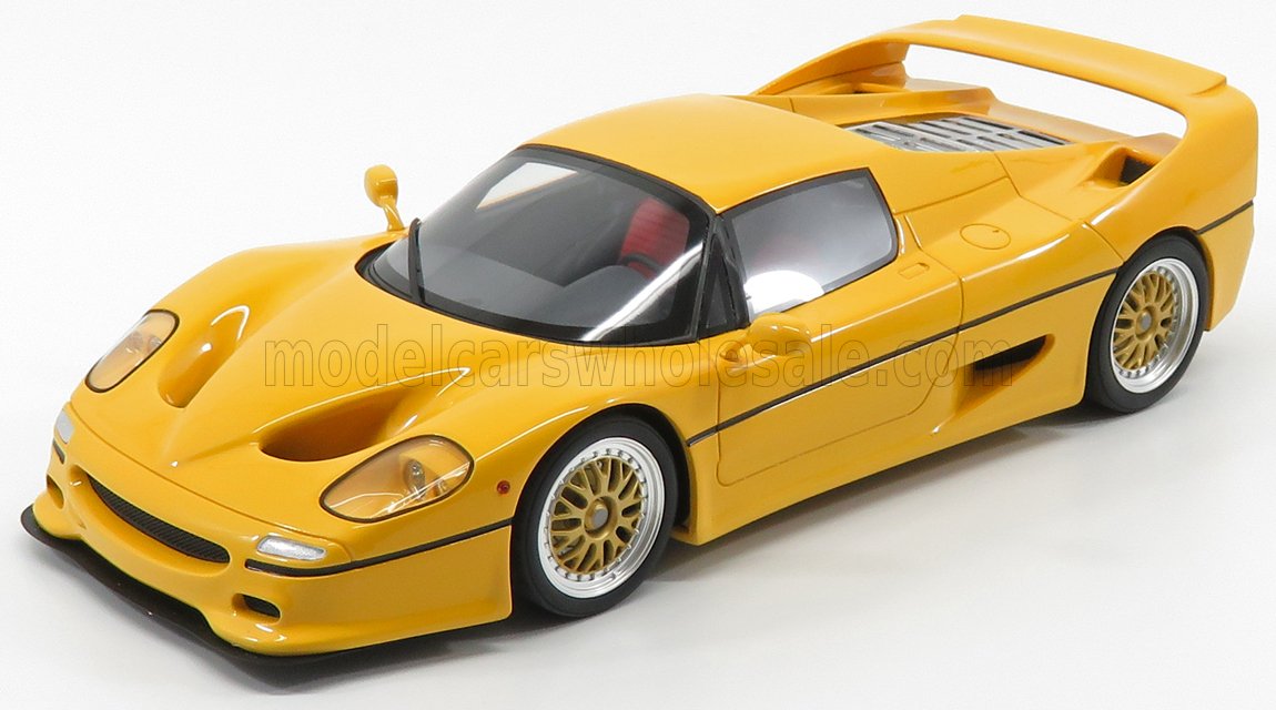 KK scale 1 18 フェラーリ F50 1995 yellow 完成品 KKDC180952 - ミニカー